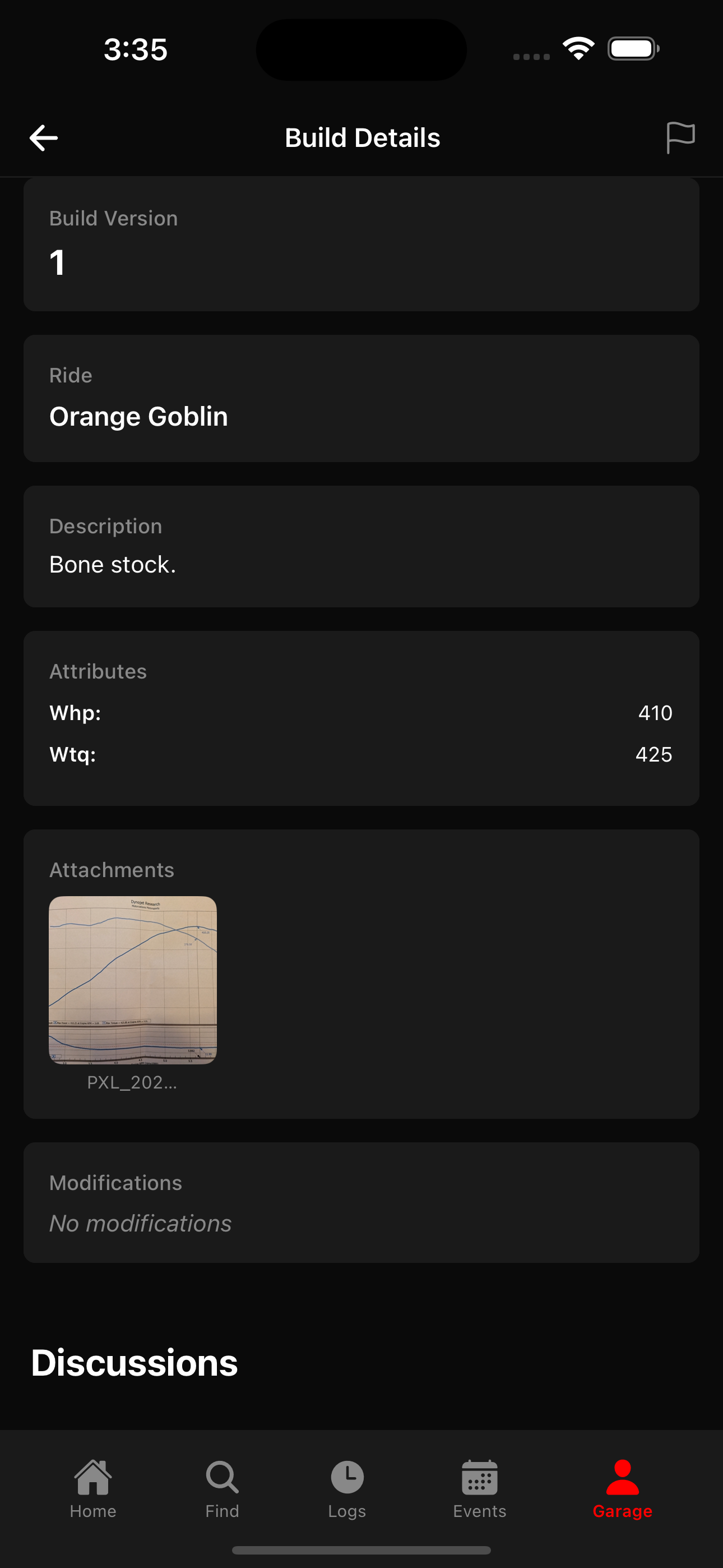 Builds app build tracking